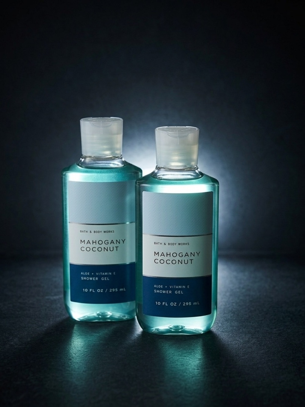 BBW Mahogany Coconut Shower Gel 2 Pack Set - Retired Rare Discontinued Scent